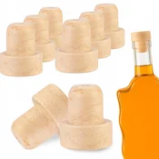 shumee 10 kosov sintetičnih gobic zamaškov za steklenice vina, soka in pipe 19,5 mm