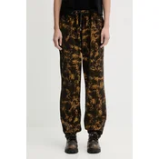 Hlace Rains 18560 Pants Regular W3 boja: smeda, visoki struk, 18560