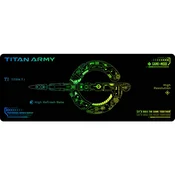 Titan Army gaming podloga za miša 80 × 40 cm