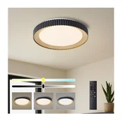 Brilagi - LED prigušiva stropno svetlo NEXO LED/48W/230V 3000-6000K crno precnik 43 cm +daljinski upravljac