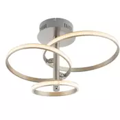 GLOBO Lampa plafon 67822-30D Chrom 1xLED