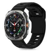 Silikonski pašček za uro Samsung Galaxy Watch Ultra 47 mm - črn