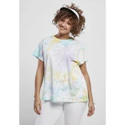 Womens T-shirt Tie Dye Boyfriend Tee pastel