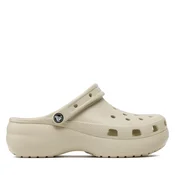 Crocs Cokle bež Classic Platform Clog