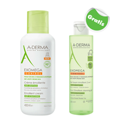 A-Derma Exomega Control krema 400 ml + Exomega gel 2u1 200 ml gratis