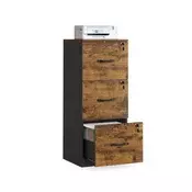 Songmics Predalnik za dokumente 40x41x103 cm rjav
