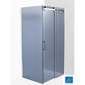 LINNI Tuš kabina Elegance, Sivo tonirano staklo 6mm, Srebrni ram, 120x80x195cm