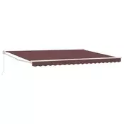 Povlacivi tende Smeda 4 x 2 m 100% Poliester i Aluminij