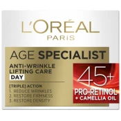 Loreal Ženska dnevna krema protiv bora Age Specialist Anti-Wrinkle 45+ 50ml