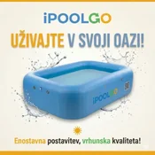 IPoolGo pravokotni bazen 5 m x 3 m x 1,2 m | peščeni filter 500 mm, črpalka 12.000 L/h, stopnice in električna tlačilka | Poletna oaza za vaš vrt