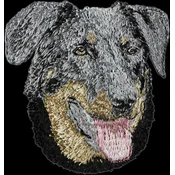 shumee Francoski ovčar Beauceron - našitek v obliki psa, vezen našitek, edinstvena dekoracija nahrbtnika znamke Art-Dog