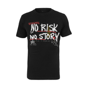 Mister Tee Majica No Risk No Story, črna