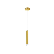 LED luster na sajli GOLDIE LED/5W/230V zlatni