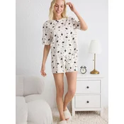 Trendyol Milla Ženski set pidžame Thmss25Pt00070, Beli