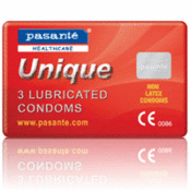 PASANTE kondomi UNIQUE ULTRA TANKI (0,015MM) (3 KOS)