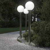 Stupic za zidne lampe 3 kom 120 cm od nehrdajuceg celika IP44