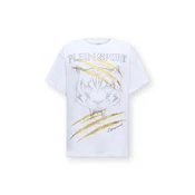 Plein Sport Majica Tiger Golden Scratch zlata/črna/bela