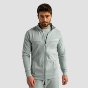 GymBeam Limitless Zipper Pulover Eucalypt Black