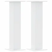 Vidaxl Stojalo za rastline 2 kosa belo 30x30x95 cm inženirski les