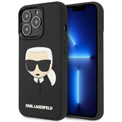 Karl Lagerfeld KLHCP13LKH3DBK iPhone 13 Pro / 13 6,1 black hardcase 3D Rubber Karl`s Head (KLHCP13LKH3DBK)