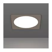 Eglo 901409 - LED ugradno stropno svetlo FUEVA LED/10,5W/230V 16,6x16,6 cm hrom