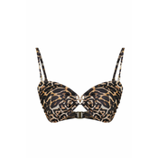Trendyol Brown-Multi Color Plain Diver/Scuba Strappy Bikini Above