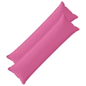 Vidaxl Prevleka za blazino 2 kos HOUTEN Roza 40 x 145 cm Poliester