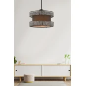 Opviq Luster Halo, 40x40cm, Antracit-crni