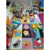 Baby Great Podne puzzle Premijum klase sa ogradicom Zoo + Kontrastne životinje DVA KOMPLETA ( 11067 )