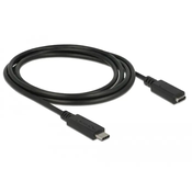 DELOCK Delock USB kabel USB 3.2 gen. 1 (USB 3.0) USB-C® vtič\, USB-C® vtičnica  1.50 m črna  85534, (20416405)