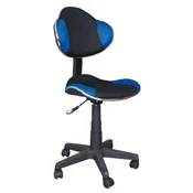 Uredska stolica Q-G2 - membranska tkanina - crna/plava