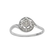 DIAMANT LETERNEL Prstan srebrna