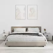 Vidaxl vidaXL Stenske nočne omarice, komplet 2 kosov, siva sonoma hrastova barva, 41,5 x 36 x 28 cm