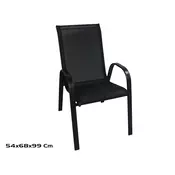 Baštenska stolica Kaiser crna 54 x 68 x 99 cm