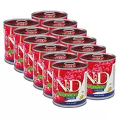 Farmina N&D dog Quinoa Digestion Senior Lamb konzerva 12 x 140 g