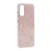 Maska Platina Unicorn za Samsung S20/ F980F tamno roze