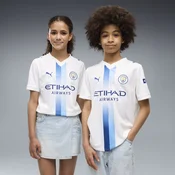 PUMA Manchester City 26/27 Third Jersey Youth, Clothing, White/Blazing Blue, 9-10Y