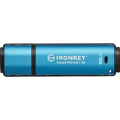 Kingston Ironkey Vault Privacy 50/512GB/USB 3.2/USB-A/Modri