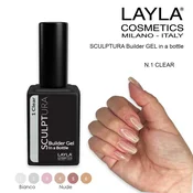 Layla sculptura builder gel n.1 transparent