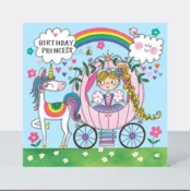 Rachel Ellen Cestitka Birthday Princess in Carriage