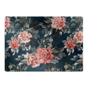 Decormat Podloga za stol Red peonies 140x100 cm 15 cm