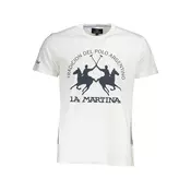 LA MARTINA WHITE MAN SHORT SLEEVE T-SHIRT