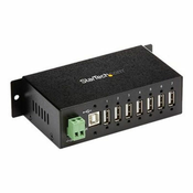 StarTech.com USB 2.0 Hub - 7 Port - Mountable Rugged Industrial - Self Powered USB Hub - hub - 7 ports