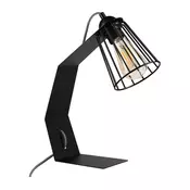 Stona lampa NANDO 1xE27/15W/230V crna