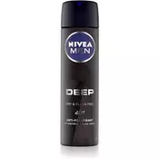 NIVEA antiperspirant v pršilu Men Deep 48ur, 150ml