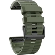 GS Silikonski pašček QuickFit 22 mm za Garmin, zelen