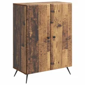 Vidaxl Strani šal Star les 66 x 34,5 x 90 cm Inženirski les