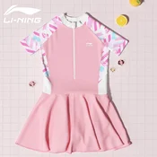 Li-Ning Jednodelni kupaci kostim za devojcice, Roze