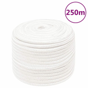 Brodski konop svjetlobijeli 14 mm 250 m od polipropilena