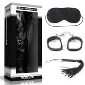 shumee Lovetoy BDSM DELUXE BONDAGE KIT (maska, lisice, bič)